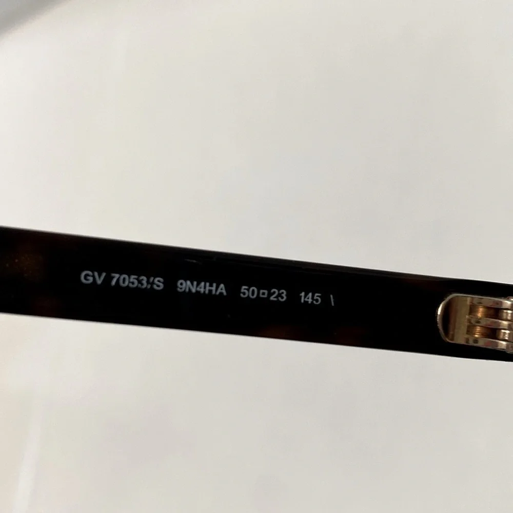 Givenchy oversized tortoise gold sunglasses Havana brown woman’s - Picture 15 of 17